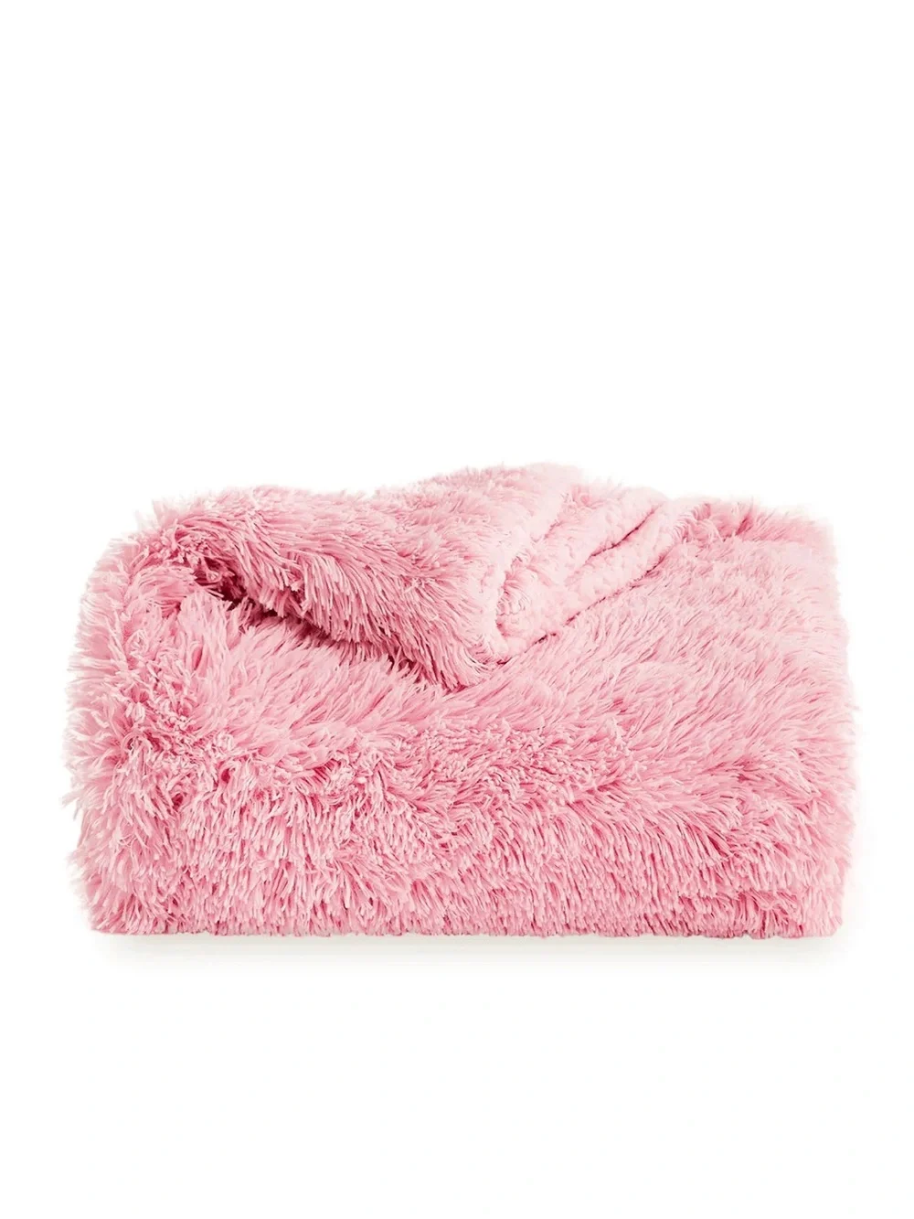 LuxSoft Plush Throw Blanket - Pink